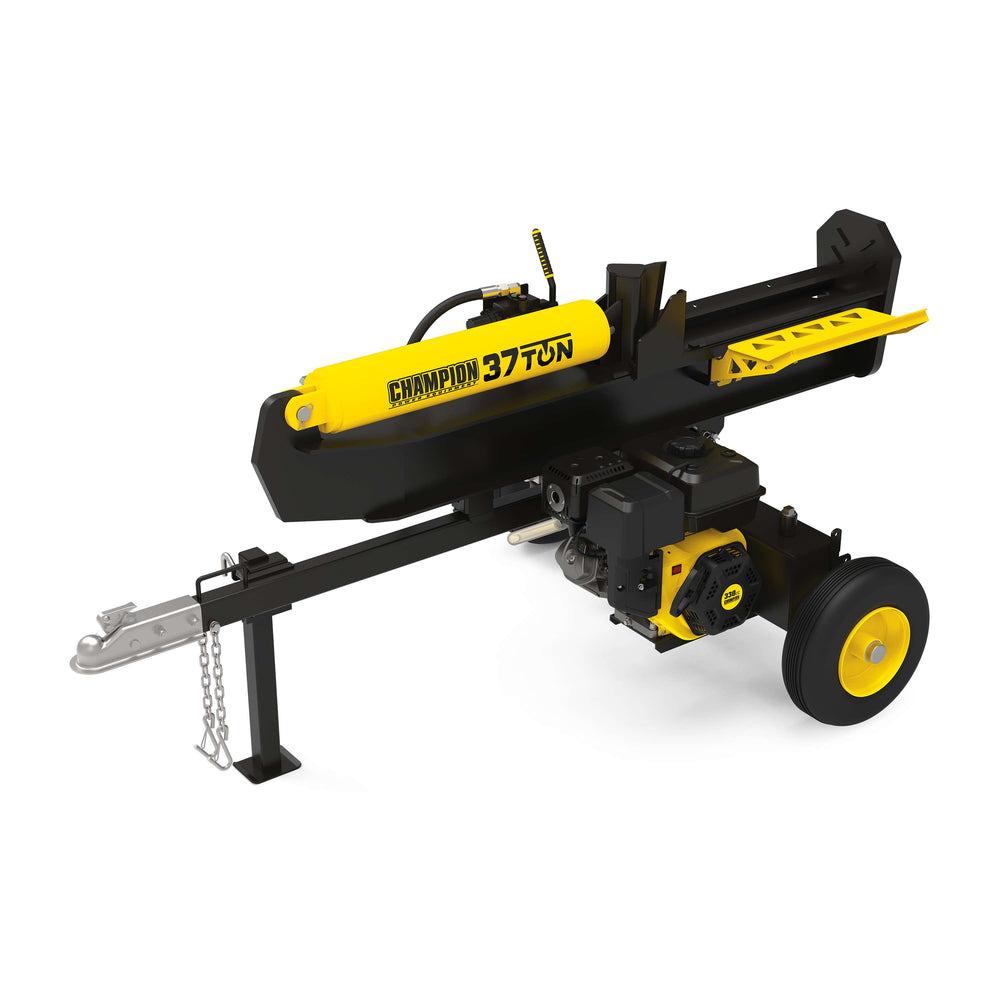 Champion 201314 37-Ton Log Splitter Horizontal/Vertical Full Beam Gas with Auto Return New