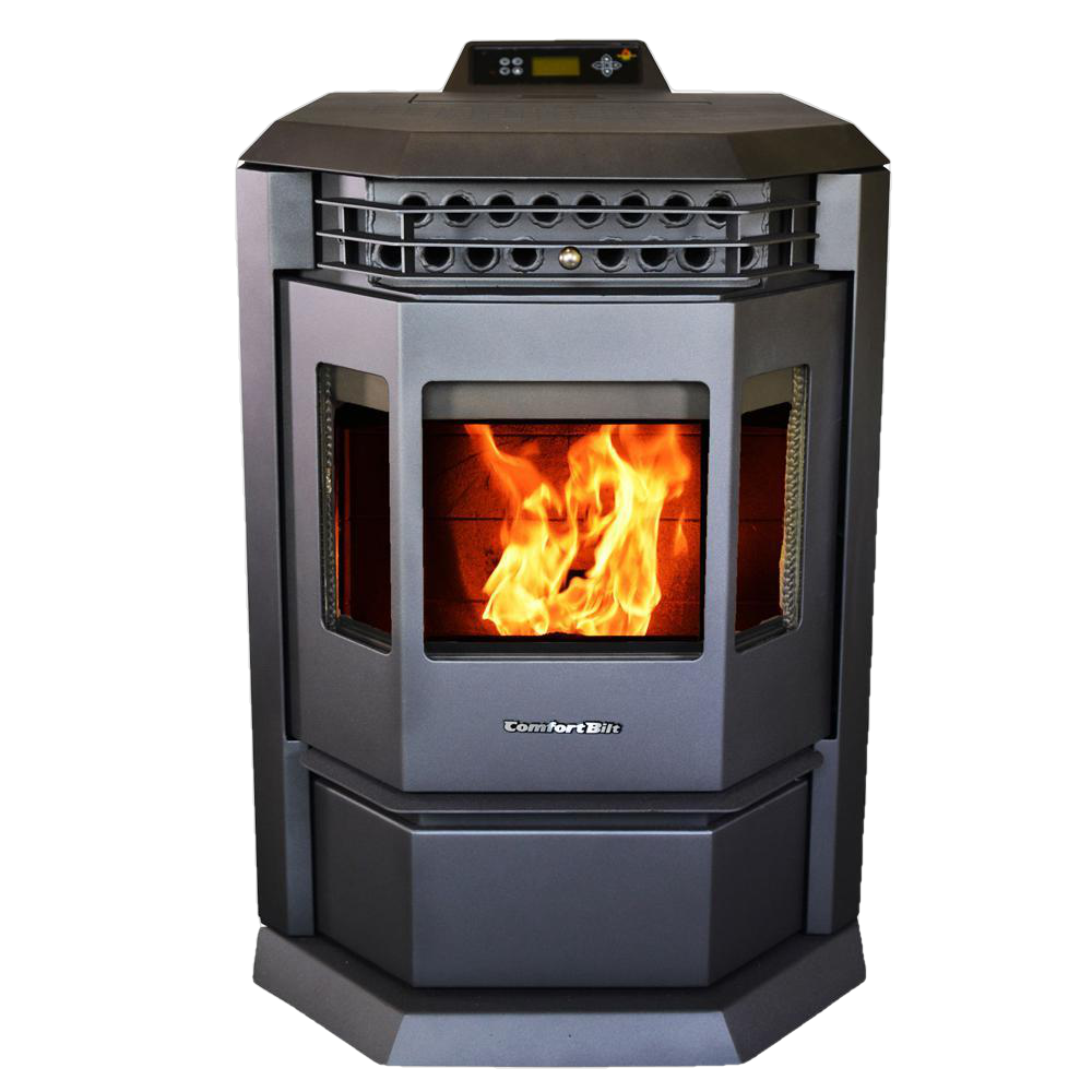 ComfortBilt HP22 2,800 sq. ft. EPA Certified Pellet Stove with Auto Ignition 55 lb Hopper Capacity Black New