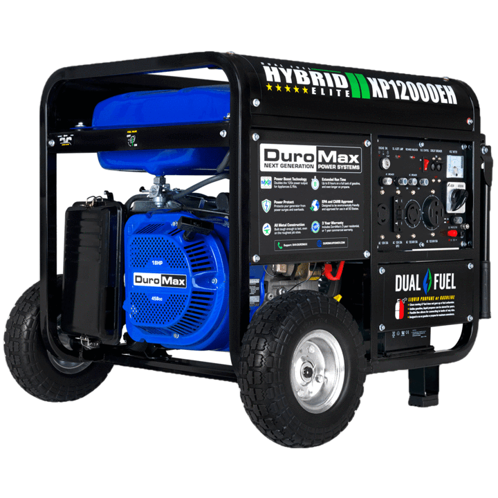 DuroMax XP12000EH 9500W/12000W Dual Fuel Electric Start Generator New